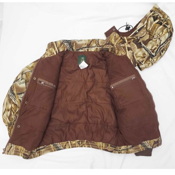 Ducks Unlimited Boys Whitewater Outdoors Jacket Wetlands Camo Camouflage Hood XL - Picture 8 of 10